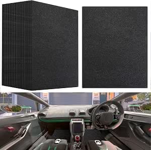 Disposable Car Floor Mats,Black,Protective Car Floor Mats,20pcs Disposable Car Floor Mat Car Wash Car Floor Mat Cover for Car Vehicle Wash 49.8cm x 40cm
