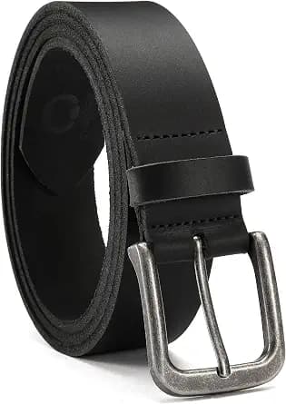 CHAOREN Mens Belts Leather - 35mm Genuine Leather Belt for Jeans - Men Gift for Casual Dress