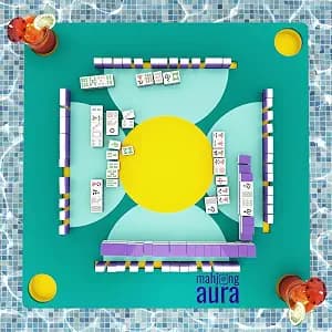Floating Mahjong Table for Pool - Swimming Pool and Hot Tub Float Board for Card Games, Scrabble, Dominoes, Poker - Adults Pools Game Tray for Water and Lake - Domino Floater Tables