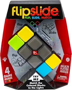 Moose Games, Flipslide Game | Fast-Paced Handheld Puzzle Toy for Kids & Teens | Gifts for Teen Boys and Girls, Stocking Stuffers for Smart Kids, Travel Game for Ages 8-13, Christmas Gifts for Teens