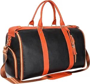 Luhxe Travel Convertible Carry On Garment Bag with Shoe Pouch & Detachable Shoulder Strap - Charcoal