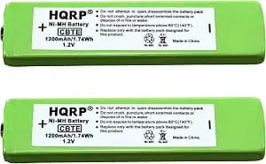 HQRP 2-Pack Gumstick Battery Compatible with Sony NC-5WM, NC-6WM, WM-701C, 1-528-231-11, WM-RX707, WM-F100, WM-FX675